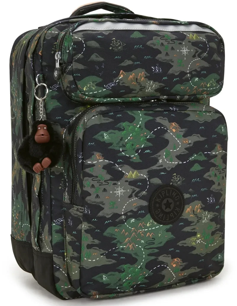 kipling Scotty Large Unisex Backpack - Camo Treasure